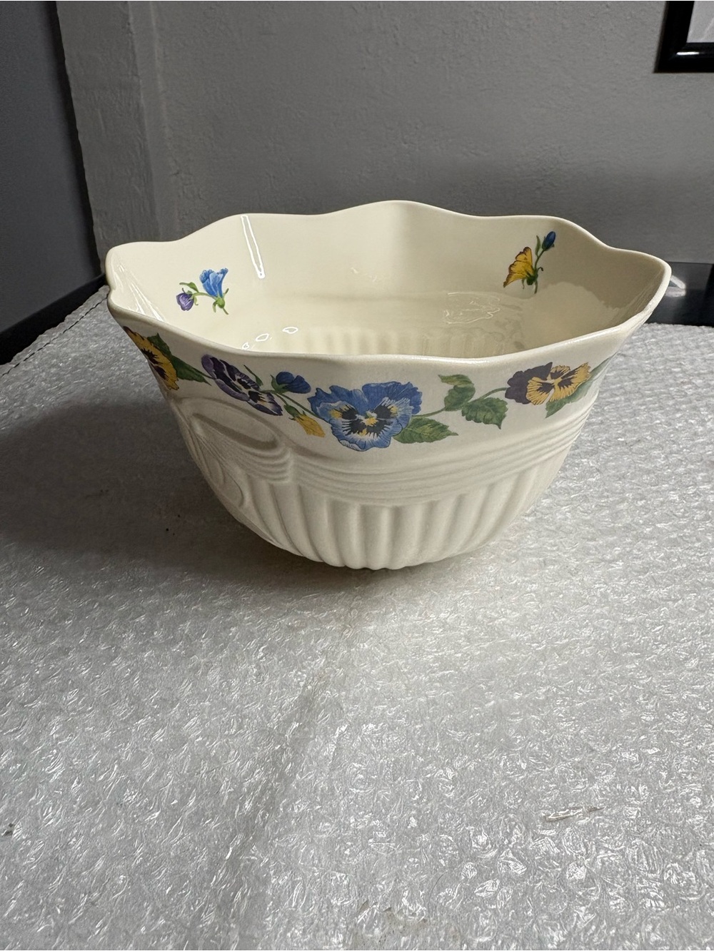 Belleek Pottery "Enchanted Garden" fruit bowl